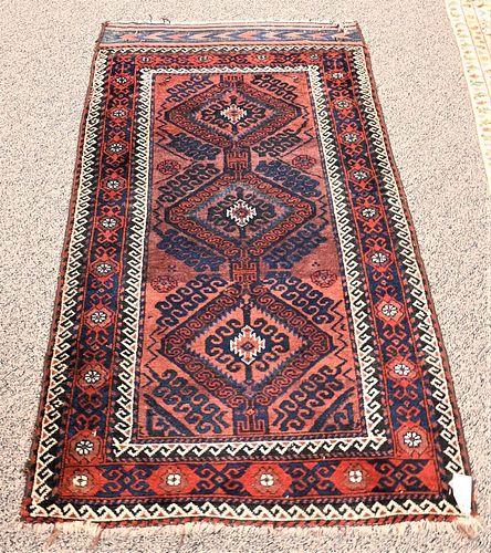 BELOUCH ORIENTAL THROW RUG 3' X