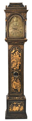 HENRY THORNTON OAK TALL CLOCK CHINOISERIE 378544