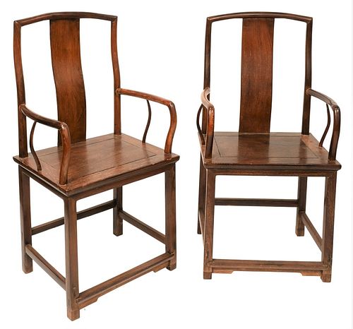 PAIR OF CHINESE ARMCHAIRS POSSIBLY 37857f