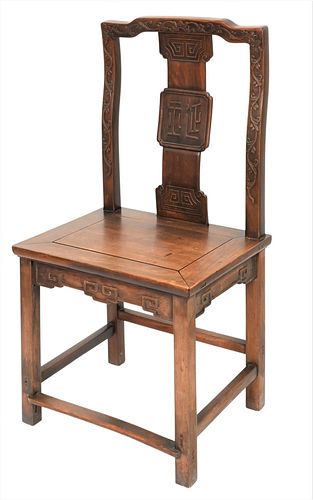 CHINESE HARDWOOD CHAIR HAVING CARVED 378581