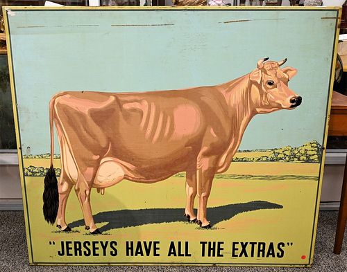 AMERICAN SILK SCREENED METAL DAIRY