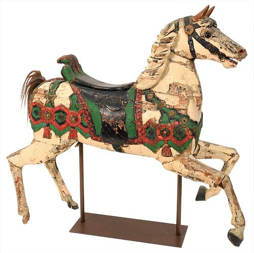 PAINTED CAROUSEL HORSE HAVING SEVERAL 3785a2
