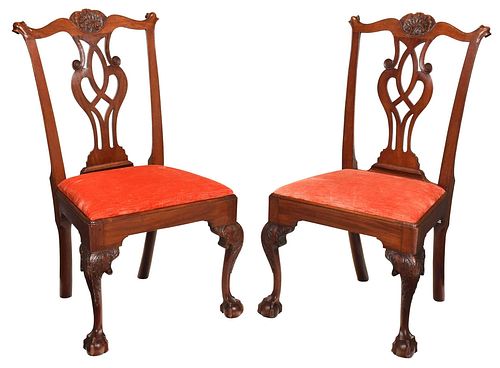 FINE PAIR PHILADELPHIA CHIPPENDALE