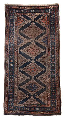 KURDISH RUGcirca 1900 four central 37870b