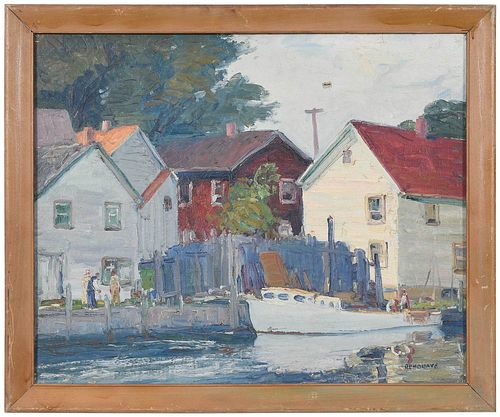 GEORGE RENOUARD American 1885 1954 Dock 378718