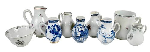 GROUP OF NINE CHINESE EXPORT PORCELAIN 3787e5