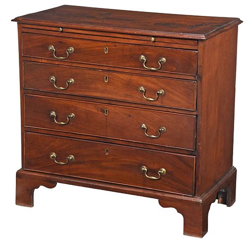 GEORGE III MAHOGANY BACHELOR'S