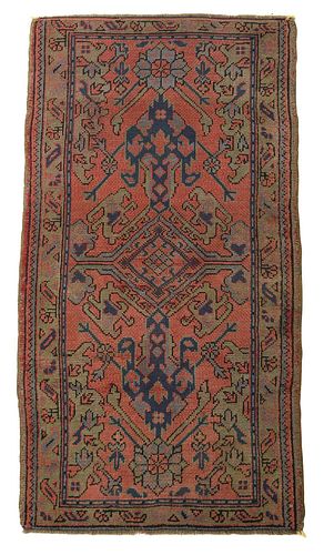 OUSHAK RUG20th century, orange