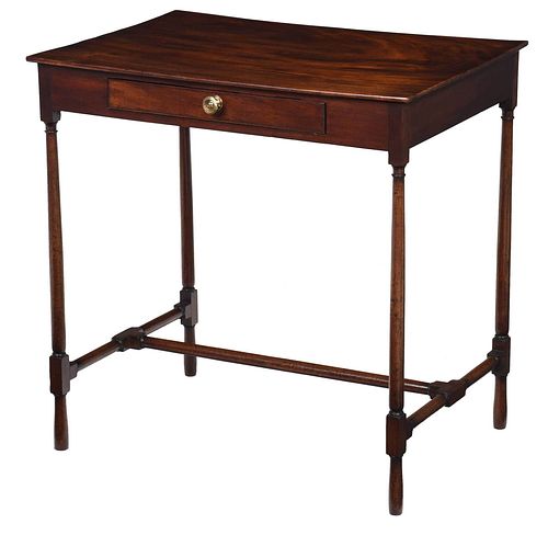 GEORGE III FIGURED MAHOGANY ONE 37880e