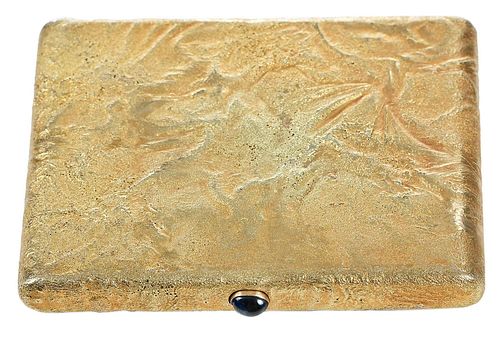 RUSSIAN 18KT. GOLD CIGARETTE CASEsamorodok