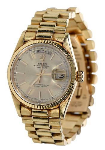 ROLEX 18KT OYSTER PERPETUAL DAY DATE 37886e