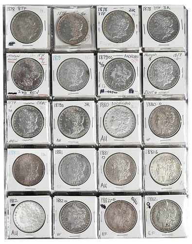 MORGAN DOLLARS DATE RUN84 total 3788cd