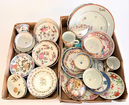 TWO TRAY LOTS OF CHINESE ITEMS  37895d