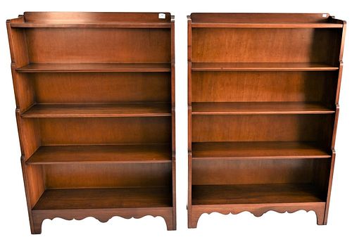 PAIR OF STICKLEY CHERRY BOOKSHELVES  378973