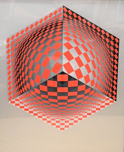 VICTOR VASARELY (FRENCH, 1906 - 1997),