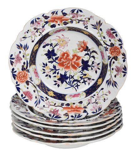 SIX HAND PAINTED MASON S IRONSTONE 378985