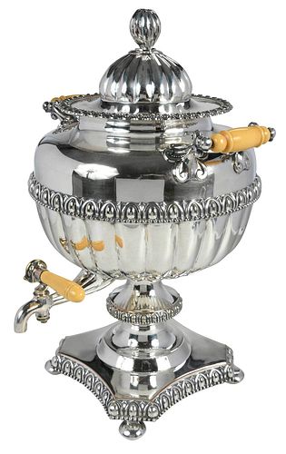 ENGLISH SILVER PLATE HOT WATER 37898f