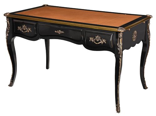 LOUIS XV STYLE EBONIZED LADIES