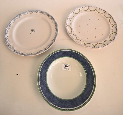 38 PIECE LOT OF ASSORTED DINNERWARE,