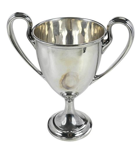 STERLING TWO HANDLE LOVING CUPAmerican,