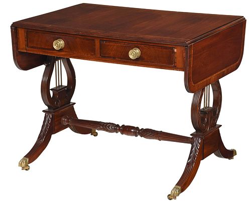 AMERICAN CLASSICAL CARVED MAHOGANY 378a92