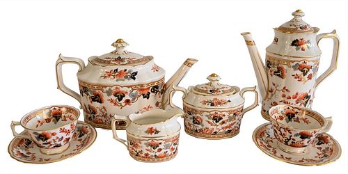 28 PIECE ROYAL CROWN DERBY TEA 378aa1