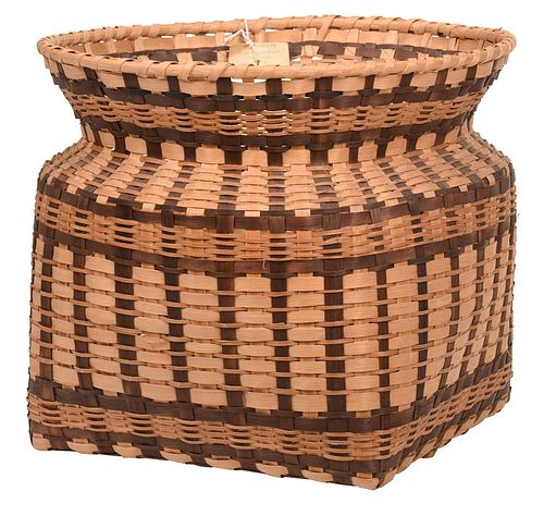 CAROL WELCH WOVEN CHEROKEE BASKET20th 378ab6