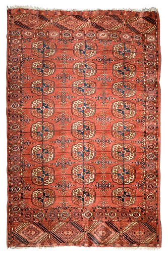 TURKMEN RUG20th century, repeating