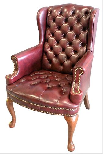DIMINUTIVE QUEEN ANNE STYLE TUFTED 37640f