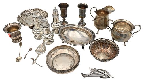 TRAY LOT OF SILVERTray Lot of Silver,