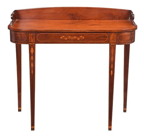 AMERICAN FEDERAL STYLE INLAID MAHOGANY 37645c