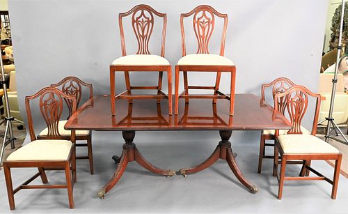 SEVEN PIECE MAHOGANY FEDERAL STYLE 3764a6