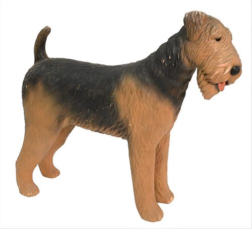 ART RITCHIE CUSTOM CARVED AIREDALE 3764c8