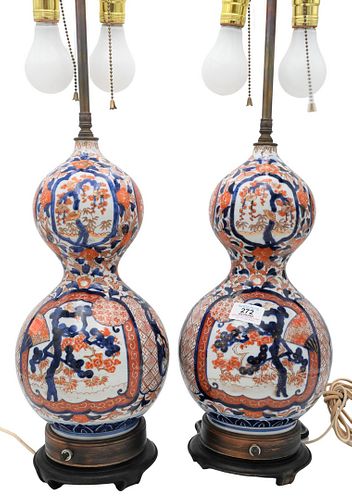 PAIR OF JAPANESE IMARI PORCELAIN 3764f3