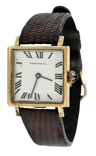 TIFFANY CO 14KT CONCORD WATCH21 376587