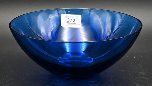 LALIQUE BLUE GLASS BOWLLalique 3765b3