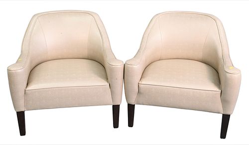 PAIR OF CONTEMPORARY CLUB CHAIRSPair 376643