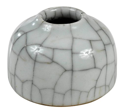 CHINESE CRACKLE GLAZE INK WELLpossibly 376682