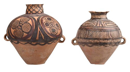 TWO CHINESE NEOLITHIC PAINTED POTSpossibly 376718