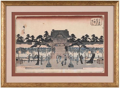 UTAGAWA HIROSHIGE Japanese 1797 1858 Wisteria 376766