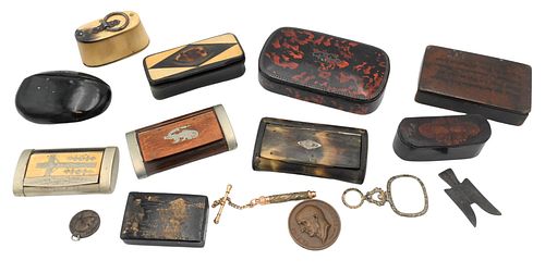 10 VARIOUS SNUFF BOXES10 Various 376784