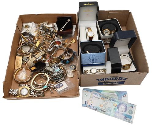 TWO TRAY LOTS OF JEWELRYTwo Tray 376796