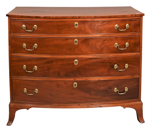 FEDERAL MAHOGANY FOUR DRAWER CHESTFederal