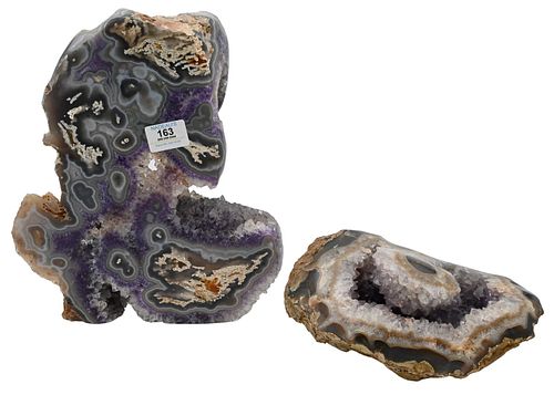TWO GEODESTwo Geodes, having polished