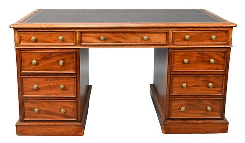 GEORGE IV MAHOGANY KNEEHOLE DESKGeorge 376944