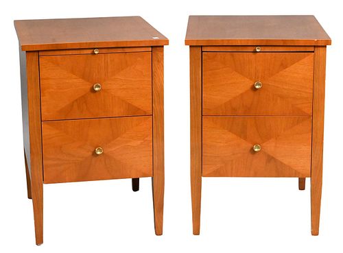 PAIR OF CONTEMPORARY TWO DRAWER 376956