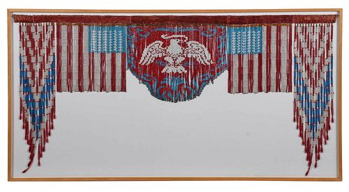 EARLY 20TH CENTURY BEADED POLITICAL