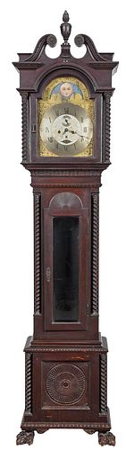 DURFEE CHIPPENDALE STYLE TALL CASE 376a40