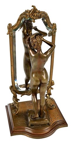 EMILE PINEDO BRONZE French 1840 1916 Woman 376a9f