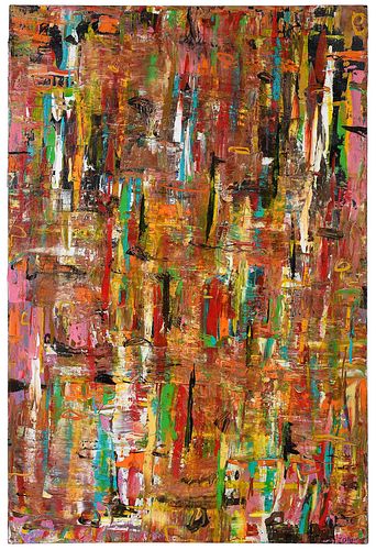 TIM CATON ABSTRACT PAINTING(California,